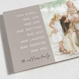 "More for 2023" - Holiday Cards in Taupe by Alicia Schultz - Detail