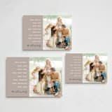 "More for 2023" - Holiday Cards in Taupe by Alicia Schultz - Formats Available