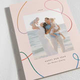 "Rainbow Ribbon" - Holiday Cards in Gumdrop by Ekko Studio - Detail