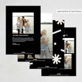 "FINGERS CROSSED" - Holiday Cards in Ecru by Erica Krystek - Back of Card Options