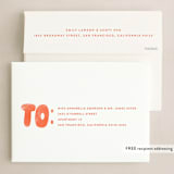 "Groovy Type" - Holiday Cards in Rust by Brooke Chandler - FREE Recipient Addressing