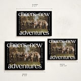 "cheers to new" - Holiday Cards in Night by Owl and Toad - Formats Available