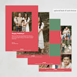 "yippee" - Holiday Cards in Holly Berry by Megan Davis - Back of Card Options