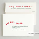 "yippee" - Holiday Cards in Holly Berry by Megan Davis - FREE Recipient Addressing