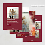 "Favorite Memories" - Holiday Cards in Mulled Wine by Holly Whitcomb - Back of Card