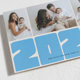 "Block 2023" - Holiday Cards in Slate by Alicia Schultz - Detail