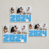 "Block 2023" - Holiday Cards in Slate by Alicia Schultz - Formats Available
