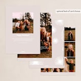 "is new again" - Holiday Cards in Khaki by Angela Marzuki - Back of Card Options