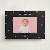 "Tiny Star Confetti" - Holiday Cards in Midnight by Kercia Jane - Front