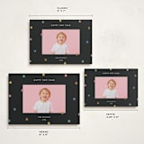 "Tiny Star Confetti" - Holiday Cards in Midnight by Kercia Jane - Formats Available
