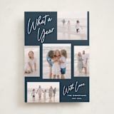 "Simply Scripted" - Holiday Cards in Lake by Stacey Meacham - Front