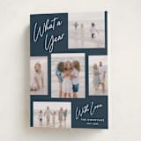 "Simply Scripted" - Holiday Cards in Lake by Stacey Meacham - Folded Card