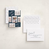 "Simply Scripted" - Holiday Cards in Lake by Stacey Meacham - Assembled