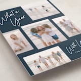 "Simply Scripted" - Holiday Cards in Lake by Stacey Meacham - Detail