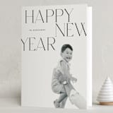 "Dawn" - Holiday Cards in Granite by Carrie ONeal - Folded Card
