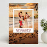 "Little Moments Big Year" - Holiday Cards in Snow by Kelsey Mucci - Front