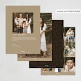 "curved cheers script" - Holiday Cards in Antique Gild by Kamala Nahas - Back of Card Options