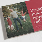 "Same Old Us" - Holiday Cards in Pomegranate by Erica Krystek - Detail