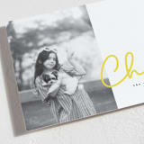 "Cheer Badge" - Holiday Cards in Sunflower by Anna Elder - Detail