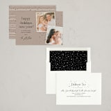 "A Little Late" - Holiday Cards in Cocoa by Stephanie Hawkes - Assembled