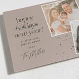 "A Little Late" - Holiday Cards in Cocoa by Stephanie Hawkes - Detail