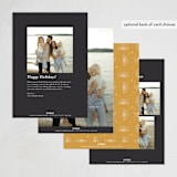 "Soleil" - Holiday Cards in Ink by Vivian Yiwing - Back of Card Options