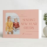 "make it happy" - Holiday Cards in Pinkberry by Christie Garcia - Folded Card
