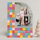 "Colorful Grid" - Holiday Cards in Rainbow by 2birdstone - Front