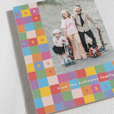 "Colorful Grid" - Holiday Cards in Rainbow by 2birdstone - Detail