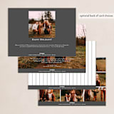 "New Adventures New Year" - Holiday Cards in Midnight by Ashlee Townsend - Back of Card Options