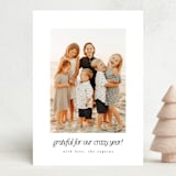 "Crazy Year" - Holiday Cards in Pepper by Leah Ragain - Front
