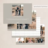 "New Years Snapshot" - Holiday Cards in Dove by Olivia Goree - Back of Card Options