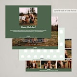 "New Year New Home" - Holiday Cards in Fern by Alexandra Cohn - Back of Card Options