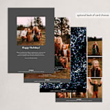 "New Year Beauty" - Holiday Cards in Midnight by Janean Hinger - Back of Card Options