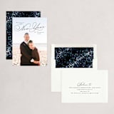 "New Year Beauty" - Holiday Cards in Midnight by Janean Hinger - Assembled