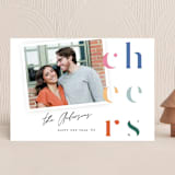 "side cheers" - Holiday Cards in Festive by Summer Winkelman - Front