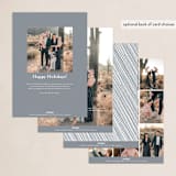 "Classical New Year" - Holiday Cards in Snow by Kerry Doyle - Back of Card Options