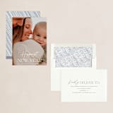 "Classical New Year" - Holiday Cards in Snow by Kerry Doyle - Assembled