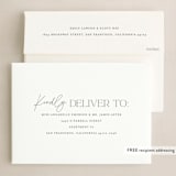 "Classical New Year" - Holiday Cards in Snow by Kerry Doyle - FREE Recipient Addressing