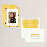 "Scallop Form" - Holiday Cards in Sunshine by Amy Kross - Assembled