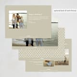 "Vast" - Holiday Cards in Snow by Amy Kross - Back of Card Options