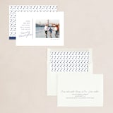 "Said and Done" - Holiday Cards in Navy by Jackie Mangiolino - Assembled