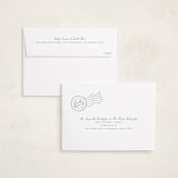 "Par Avion" - Holiday Cards in Ice Cream by Claudia Orengo - FREE Recipient Addressing