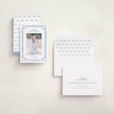 "Fine Frame" - Holiday Cards in Blue Jay by Melanie Kosuge - Assembled