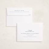 "Fine Frame" - Holiday Cards in Blue Jay by Melanie Kosuge - FREE Recipient Addressing