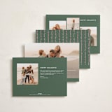 "H A P P I E S T" - Holiday Cards in Pine by lulu and isabelle - Back of Card Options