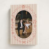 "Doodled cheers" - Holiday Cards in Poppy by Creo Study - Folded Card