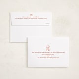 "Doodled cheers" - Holiday Cards in Poppy by Creo Study - FREE Recipient Addressing