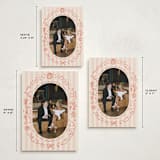 "Doodled cheers" - Holiday Cards in Poppy by Creo Study - Formats Available