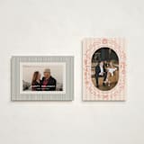 "Doodled cheers" - Holiday Cards in Poppy by Creo Study - Photo Orientation Options